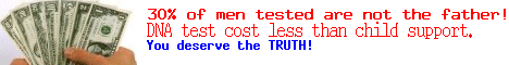 paternity fraud data - 1 in 3 males tested were NOT the fathers