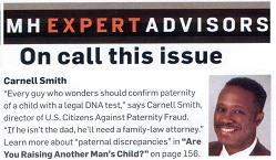 Carnell Smith and paternity fraud Mens Health Mag